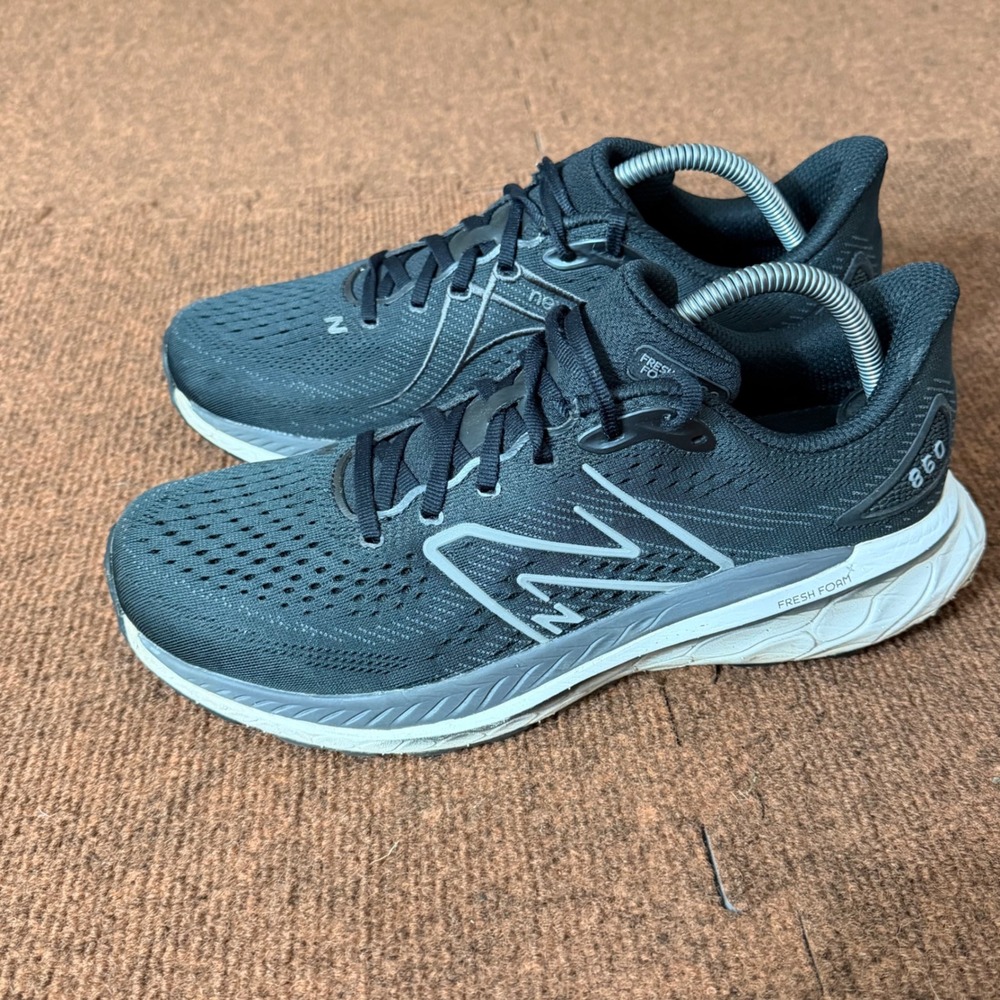 New Balance Fresh Foam X 860v13 Mens Running Shoes Black Grey M860K13 Size 10 C+ - Picture 6 of 12